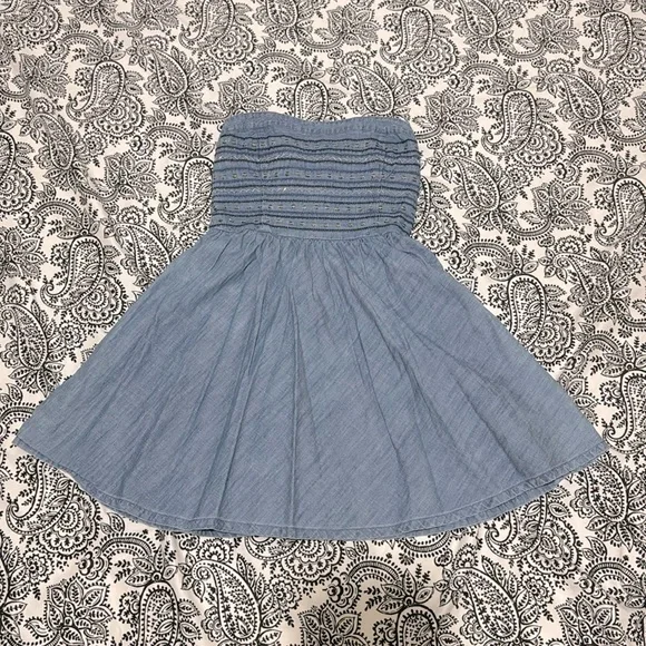 Hollister | Dresses | Hollister Women Brooks Beach Dress Embellised  Chambray Size S | Poshmark